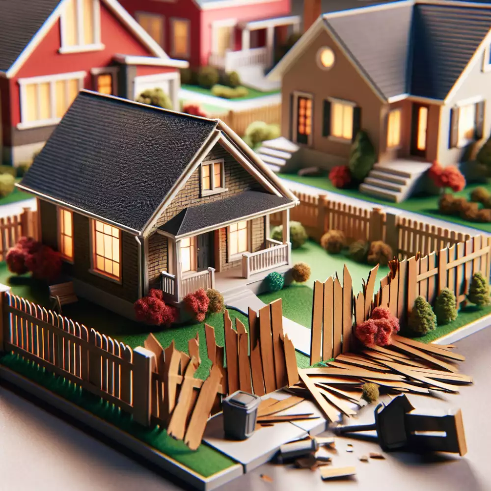 poškození nemovitosti sousedem