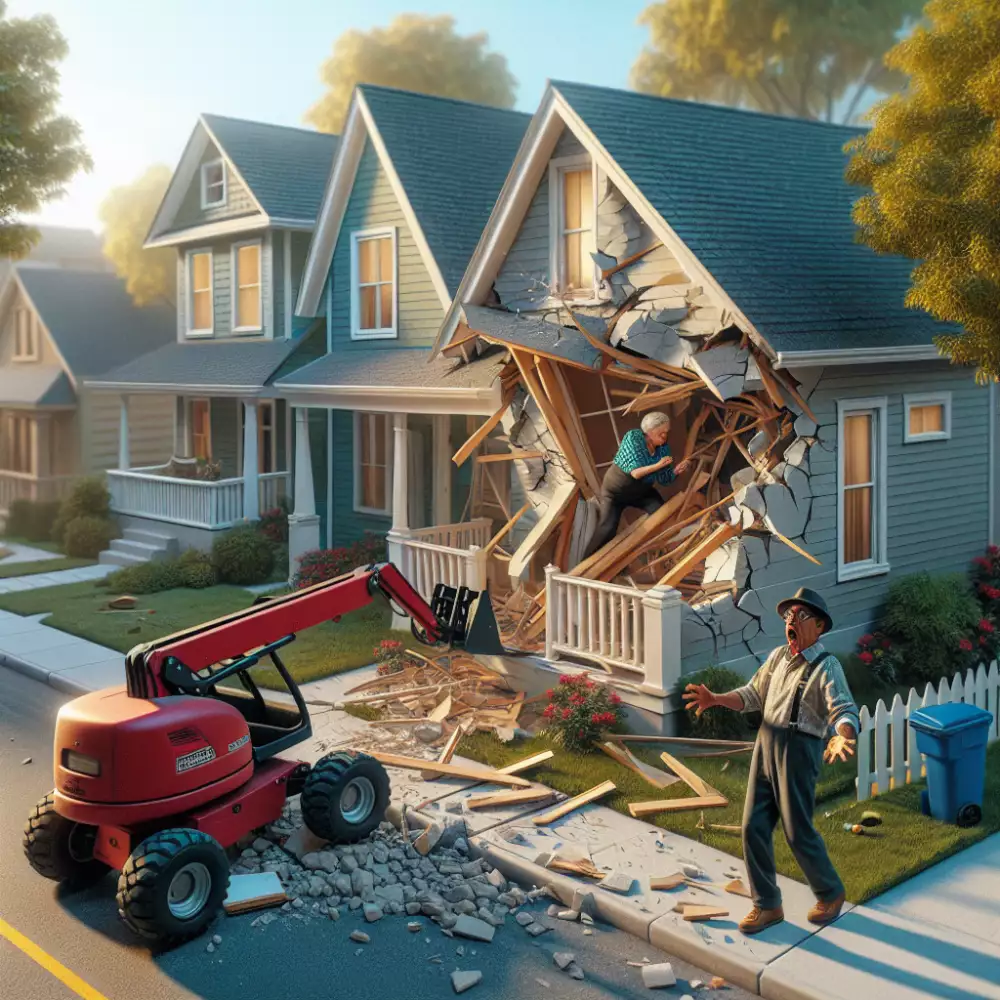 poškození nemovitosti sousedem